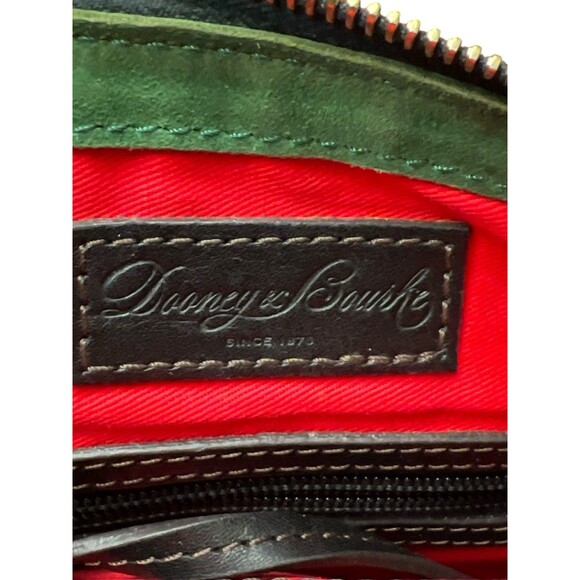 Dooney Bourke Florentine Leather Tassel Crossbody Shoulder Bag Black - Picture 4 of 10